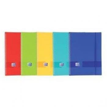 Carpeta 20 Fundas Espiral con Goma Oxford Live & Go A4 Colores Vivos Surtidos