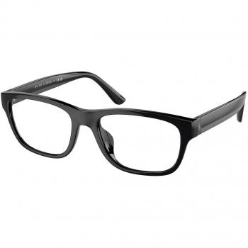 Polo Ralph Lauren PH2263U 5001 Men's Prescription Eyeglasses Black Size 53 with Blue Light Blocking