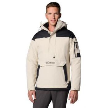 Columbia Men's Challenger II Insulated Anorak Pullover - Beige Active Fit Size L