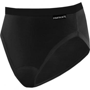 Braguitas de Mujer Equetech Primo - Bikini Breve Negro Talla M (42-14) con Protección Primo