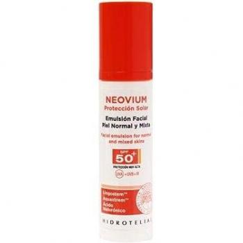 Hidrotelial Neovium Fluido Facial Piel Normal y Mixta SPF50+ 50ml.