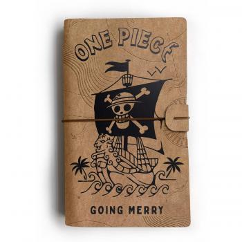 Cuaderno de viaje One Piece Netflix - Oficina y Artículos Papelería Anime de One Piece - Going Merry - multicolor, tapa dura, tamaño A5, 100 hojas con diseño exclusivo, papel reciclado