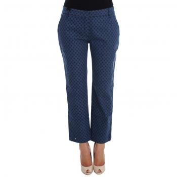 Dolce & Gabbana Polka Dotted Stretch Capri Jeans - IT36 | XS, Cropped Jeans, female, Blue, Size: 3XS