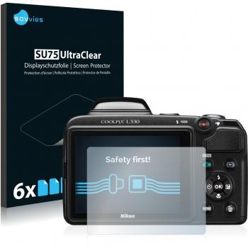 savvies Protector Pantalla Compatible con Nikon Coolpix L330