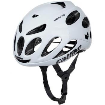 Casco Catlike Vento Blanco Brillante S - Carretera, Adultos Unisex, Ventilación Óptima