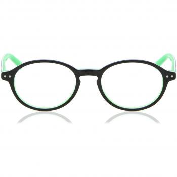 SmartBuy Kids Round Full Rim Plastic Prescription Glasses - Black - Size 45 - Blue Light Block Available - Free Lenses