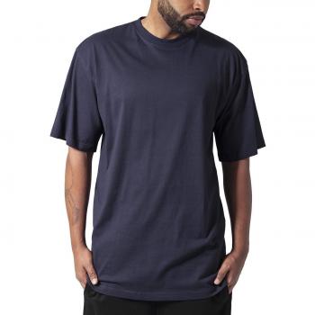 Urban Classics Men's Tall T-Shirt, Oversized Short Sleeves, Dropped Shoulders, 100% Jersey Cotton, Navy, 6XL