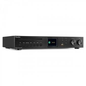 AUDIZIO 102.270 BRESCIA RECEPTOR DE INTERNET CON AMPLICADOR, DAB+ Y REPRODUCTOR CD NEGRO - Equipo de audio de alta calidad