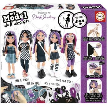 Educa - My Model Doll Design Dark Academy Fashion Style Kit de Diseño y Estilismo para Niños +6 Años