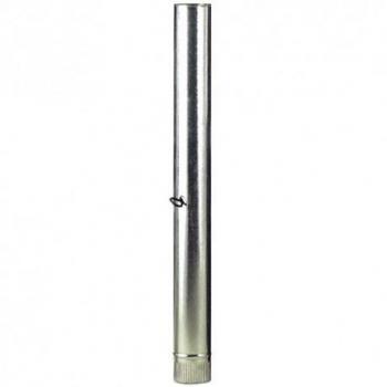 Tubo Estufa Acero Galvanizado Ø 120 mm con Llave