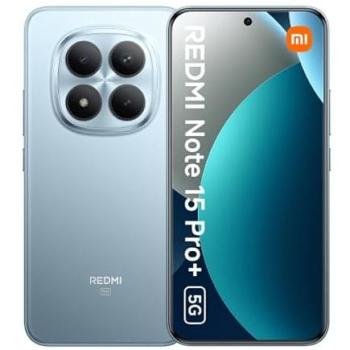 Xiaomi Redmi Note 15 Pro+ 5G Smartphone Dual SIM 8GB RAM 256GB Pantalla 6.83 Cámara 200MP Azul Glacier