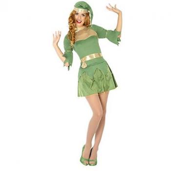 Atosa-14757 Disfraz Duende, color verde, XS-S