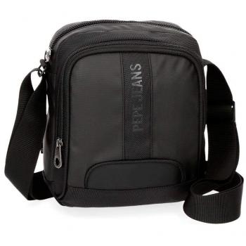 Pepe Jeans Bromley Bolso Bandolera, 22 cm, 2.78 litros, Negro