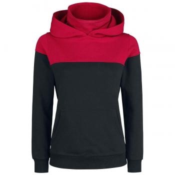 R.E.D. by EMP Papercut Sudadera con Capucha Negro/Rojo L