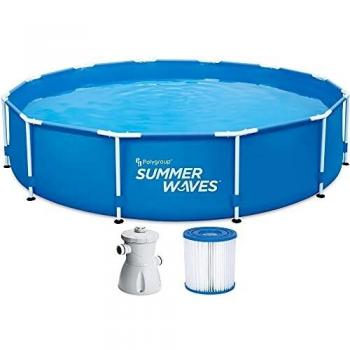 Piscina Tubular 366x76cm con Depuradora de Cartucho