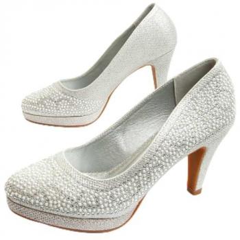 Zapato De Tacón Para Mujer Montevita Unne67 92371 Plateado Talla: 38
