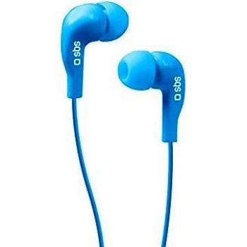 Auriculares SBS TEINEARBL Azul Jack 3,5MM Boton DECOLGAR