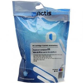 Cartucho de Tinta ACTIS KH-23R para Impresora Deskjet 1120, Compatible con HP 23 C1823D, Color, 39 ml