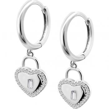 Pendientes Lotus Silver LP3618-4/1 Moments de Plata con Circonitas y Motivo Corazón para Mujer
