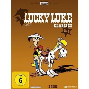 Lucky Luke Classics Vol. 3 - Remastered Widescreen Collection mit exkl. Comic im Pocket-Size-Format [3 DVD Box] [Alemania]