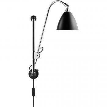 Aplique de pared Bestlite BL5 cromado/negro con interruptor