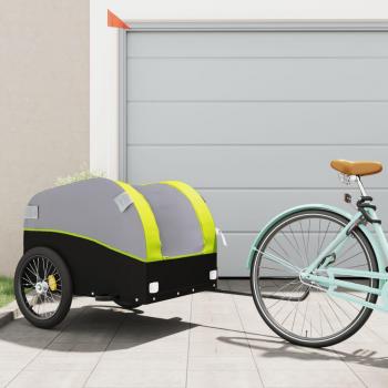 Remolque para Bicicleta de Carga vidaXL - Carrito para Bici de Hierro, Capacidad 45 kg, Disponible en Negro, Amarillo y Azul