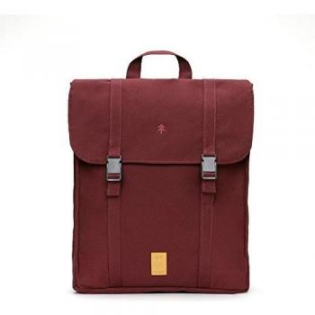 Lefrik - Mochila Handy Casual y Práctica - Tejido 100% Reciclado - Eco Friendly - Perfecta para trabajar o para viajar - 12 L - Color Granate