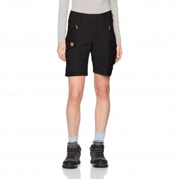 Pantalones cortos de mujer Fjällräven Nikka Curved color negro talla 38