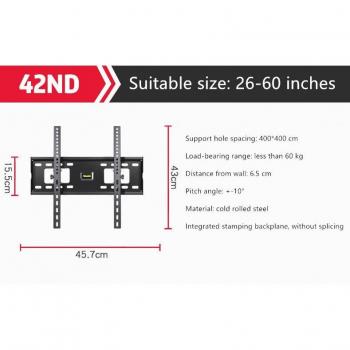 Soporte de pared universal para TV de 29 a 75 pulgadas con elevador