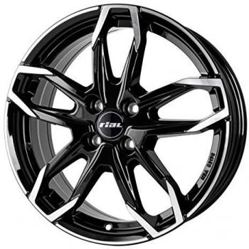 Rueda RIAL LUCCA 17 4x100 ET49 Diamante Negro Pulido 6.5J