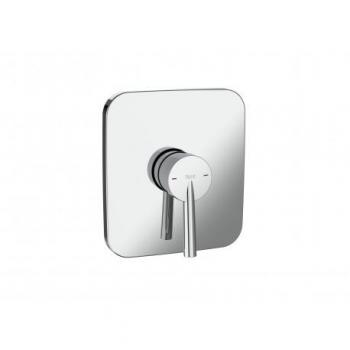 Grifo empotrable de ducha PALS - ROCA, acabado cromado, sistema de instalación empotrada, diseño moderno y minimalista, compatible con sistemas de agua caliente y fría, regulador de caudal incluido
