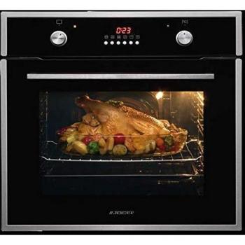 Horno encastrable Jocel JFE014405, 58 Litros, 2200 W, Negro