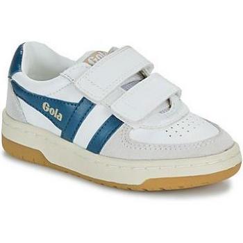 Zapatillas infantiles Gola Hawk Strap Blancas y Azules EU 32
