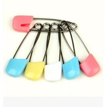 icekon De acero inoxidable de seguridad pañales sujetadores pin pinzas pañal 12pcs