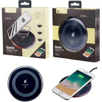 CARGADOR INALÁMBRICO 3GO WCHR2 - ESTÁNDAR QI - POTENCIA 10W