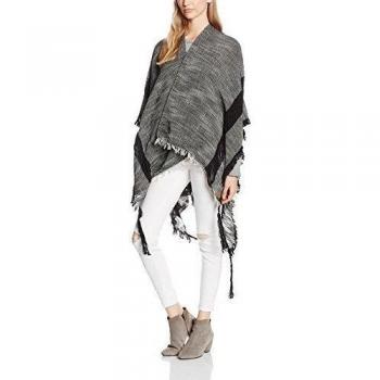 Pepe Jeans Ferdy, poncho Mujer, Negro
