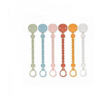 Suavinex Broche con Bolitas de Silicona para Chupete, Colores Surtidos, 1 Unidad