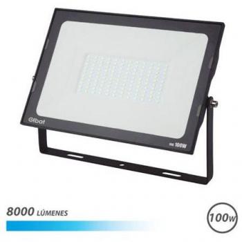 Foco LED Serie Super Slim 100W 8000lm - 6500K Luz Fria - Apto para Exterior
