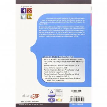 Administrativo/a. Servicio Andaluz de Salud