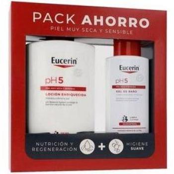 Pack Ahorro Eucerin pH5 Loción Enriquecida 1L + Gel de Baño 400ml