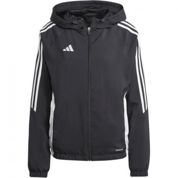 Adidas Tiro 24 Women's Hooded Waterproof Windbreaker Jacket Black
