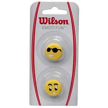 Wilson Emoti-Fun Sun Glasses/Surprised Antivibrador de Tenis, Unisex Adulto, Amarillo