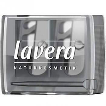 Lavera Sacapuntas Dúo para Maquillaje - Apto para Delineadores Estándar y Gigantes de Ojos y Labios - Cosmética Natural Orgánica 100% Certificada (1 Unidad)