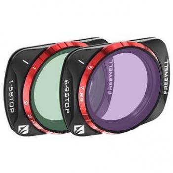 Filtros de lente Freewell para Dji Osmo Pocket - Kit de 2 unidades, ND variable de 6-9 pasos (1-5 paradas) para ajuste de exposición