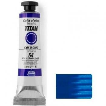 ÃLEO AZUL ULTRAMAR CLARO TITAN Extrafino 10 - 60ml. NÂº 54