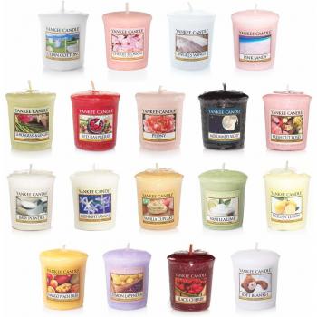 Yankee Candle, formato ahorro con 18 velas aromáticas votivas, distintas fragancias