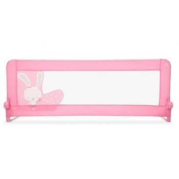 Barrera de Seguridad 2 en 1 Asalvo Conejito Rosa para Cama Nido o Estándar, 150 cm, Abatible y Lavable