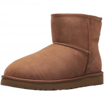 UGG Classic Mini Suede Boots - Chestnut - Male - Size: 11 UK