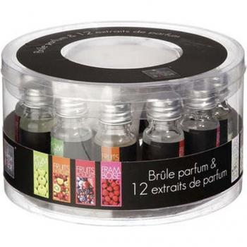 Quema Perfume con 12 Aceites Esenciales - 10 mL cada uno - Atmosphera