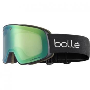 Máscara de Esquí Bollé Nevada Negro Mate con Lente Fotocromática Phantom Green Emerald Unisex